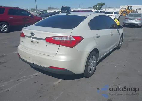 2014 Kia Forte Lx z USA, uszkodzony, nr VIN KNAFK4A64E5238357